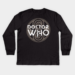 dr who Kids Long Sleeve T-Shirt